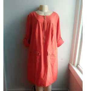 Orange Sharagano 18W Dress